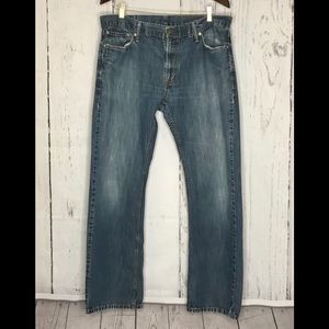 Men’s Distressed 514 36x 32 Midnight Jeans
